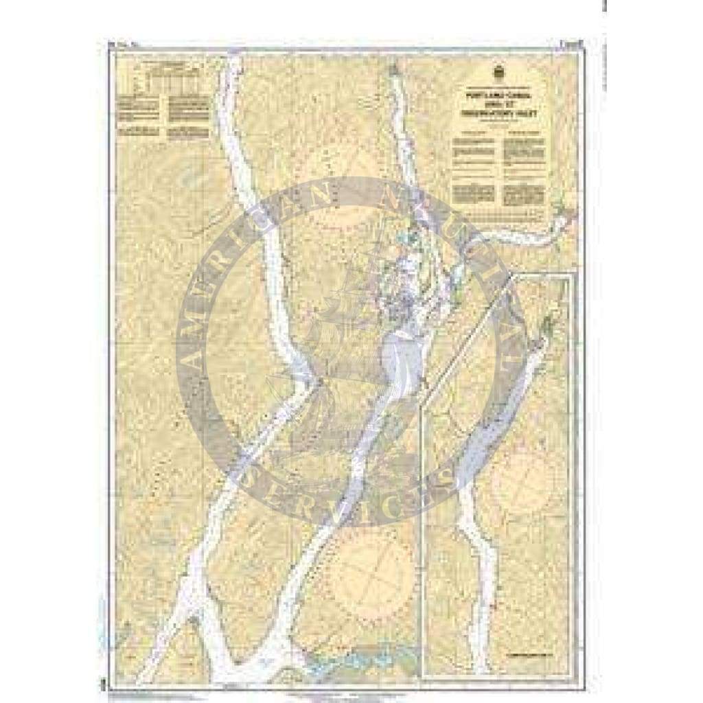 CHS Nautical Chart 3933: Portland Canal and/et Observatory Inlet