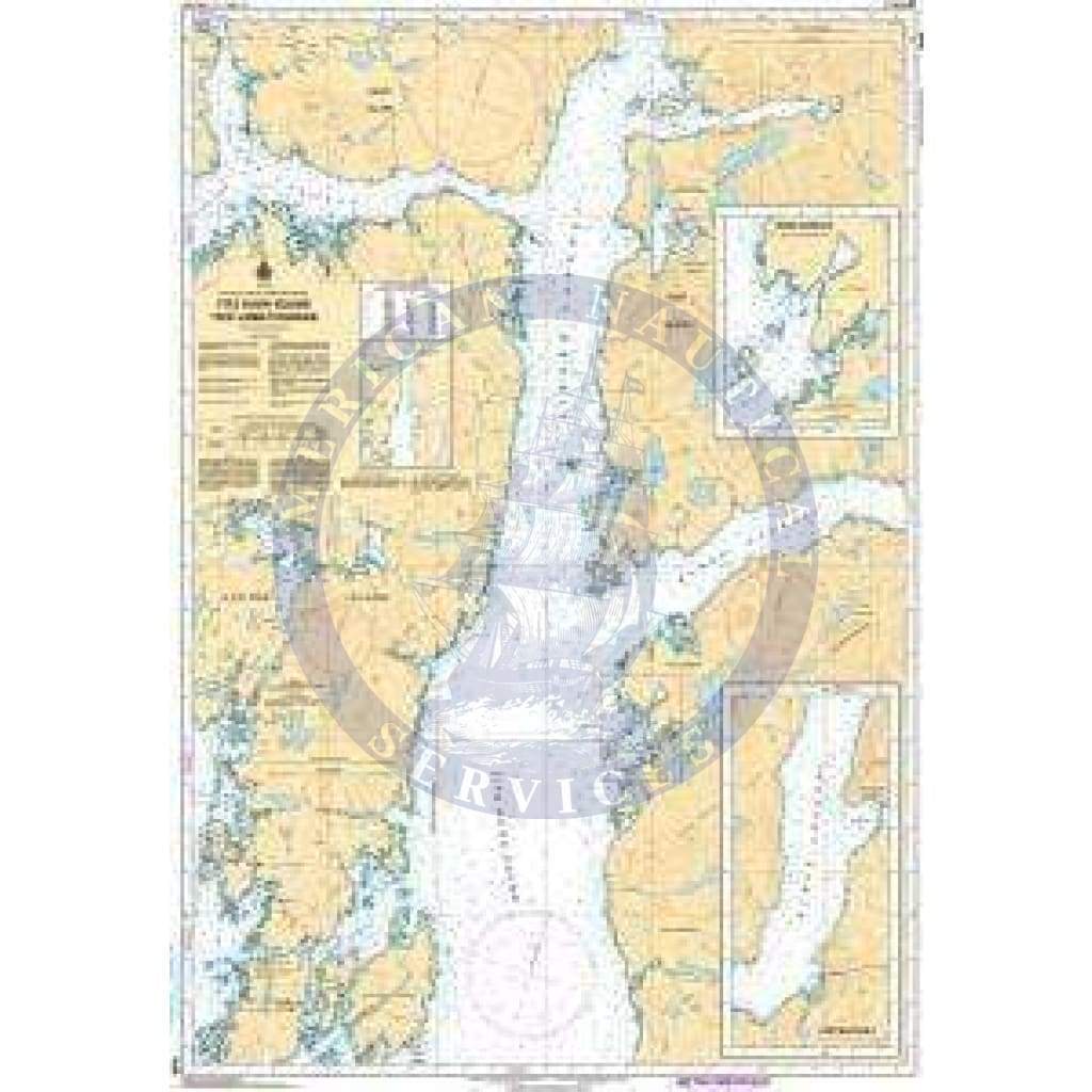 CHS Nautical Chart 3936: Fitz Hugh Sound to/à Lama Passage