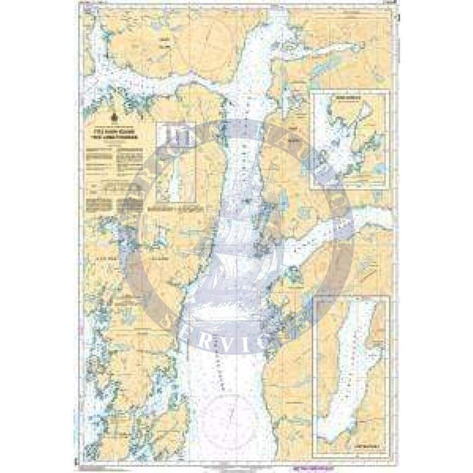 CHS Nautical Chart 3936: Fitz Hugh Sound to/à Lama Passage