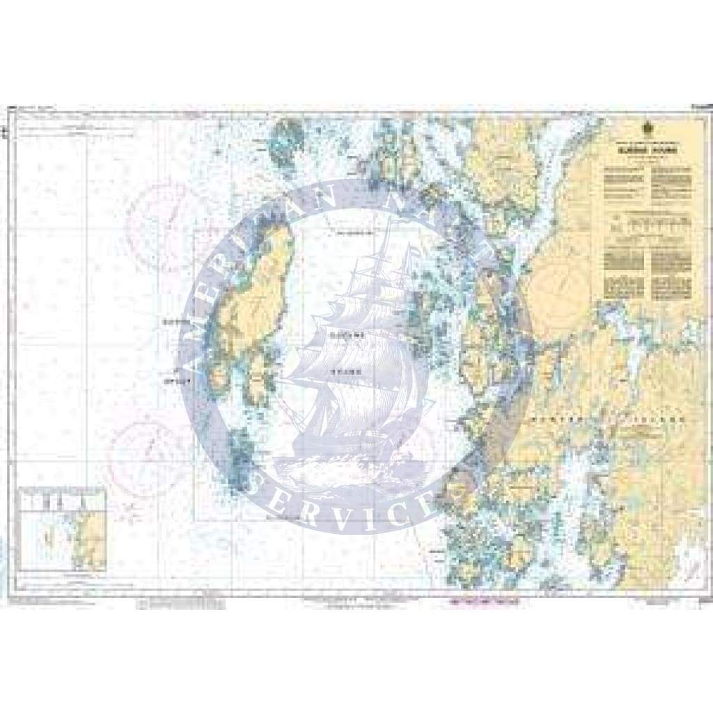CHS Nautical Chart 3937: Queens Sound