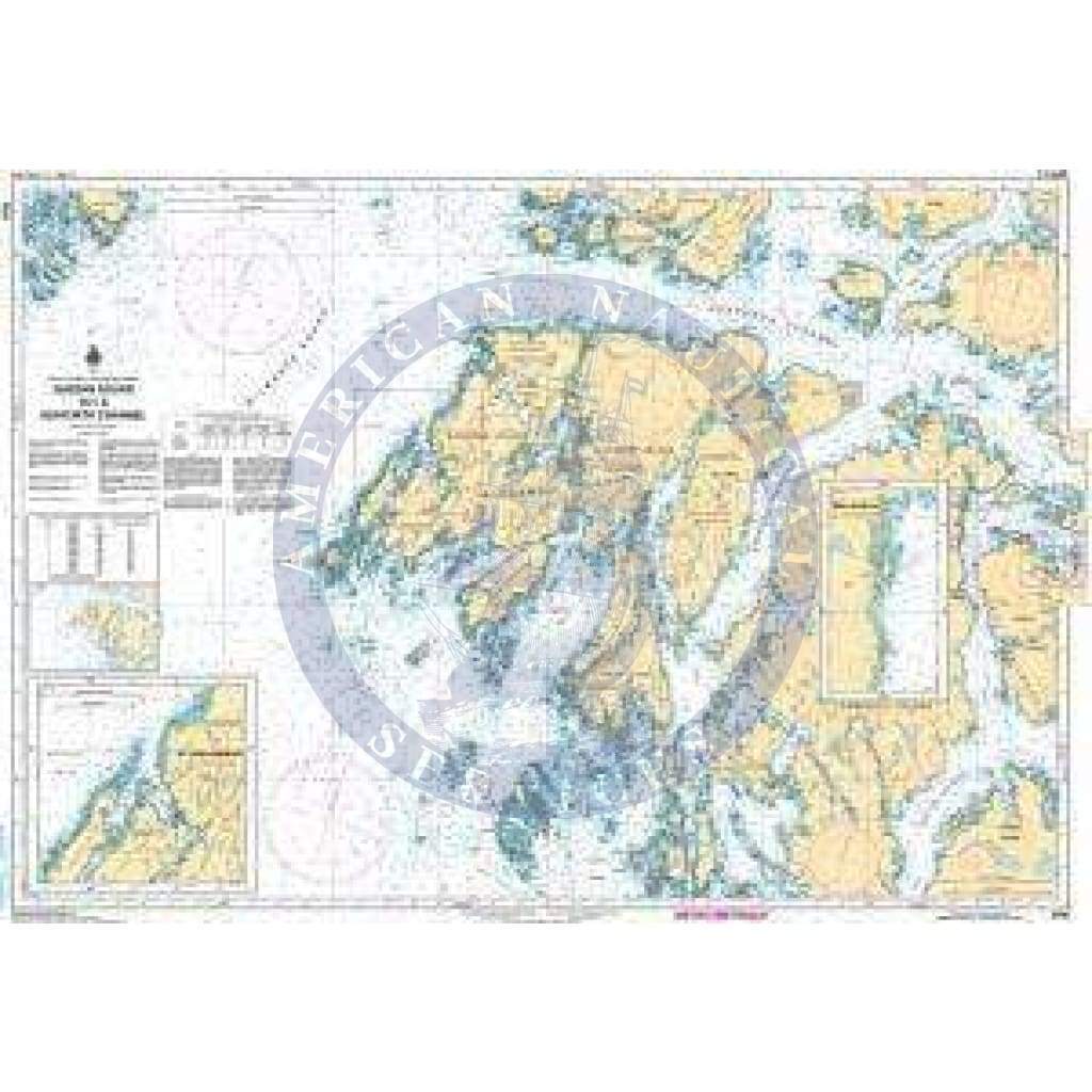 CHS Nautical Chart 3938: Queens Sound to/à Seaforth Channel
