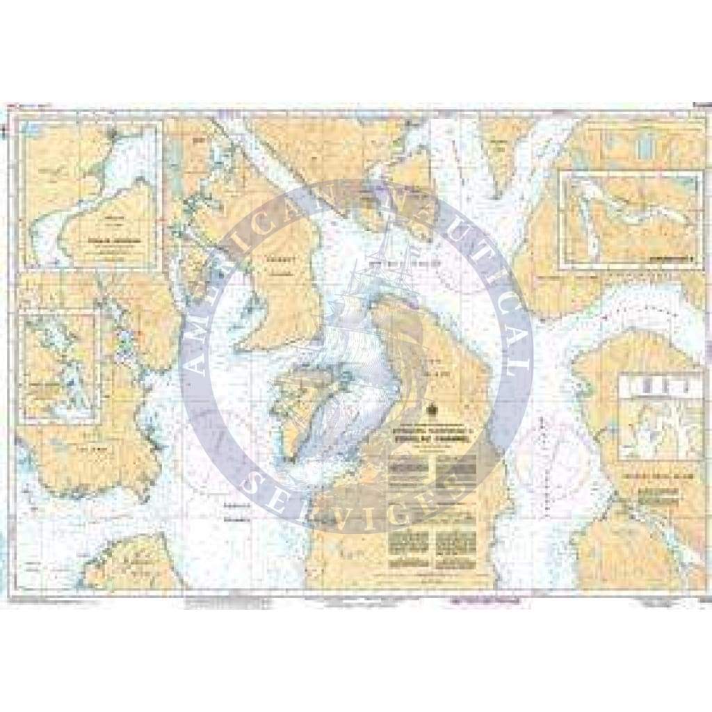 CHS Nautical Chart 3945: Approaches to/Approches à Douglas Channel