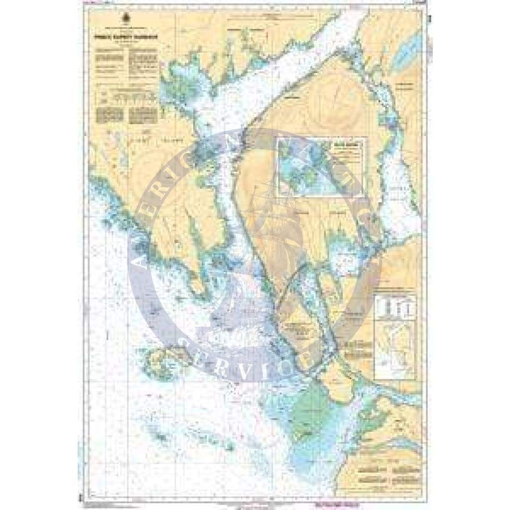 CHS Nautical Chart 3958: Prince Rupert Harbour