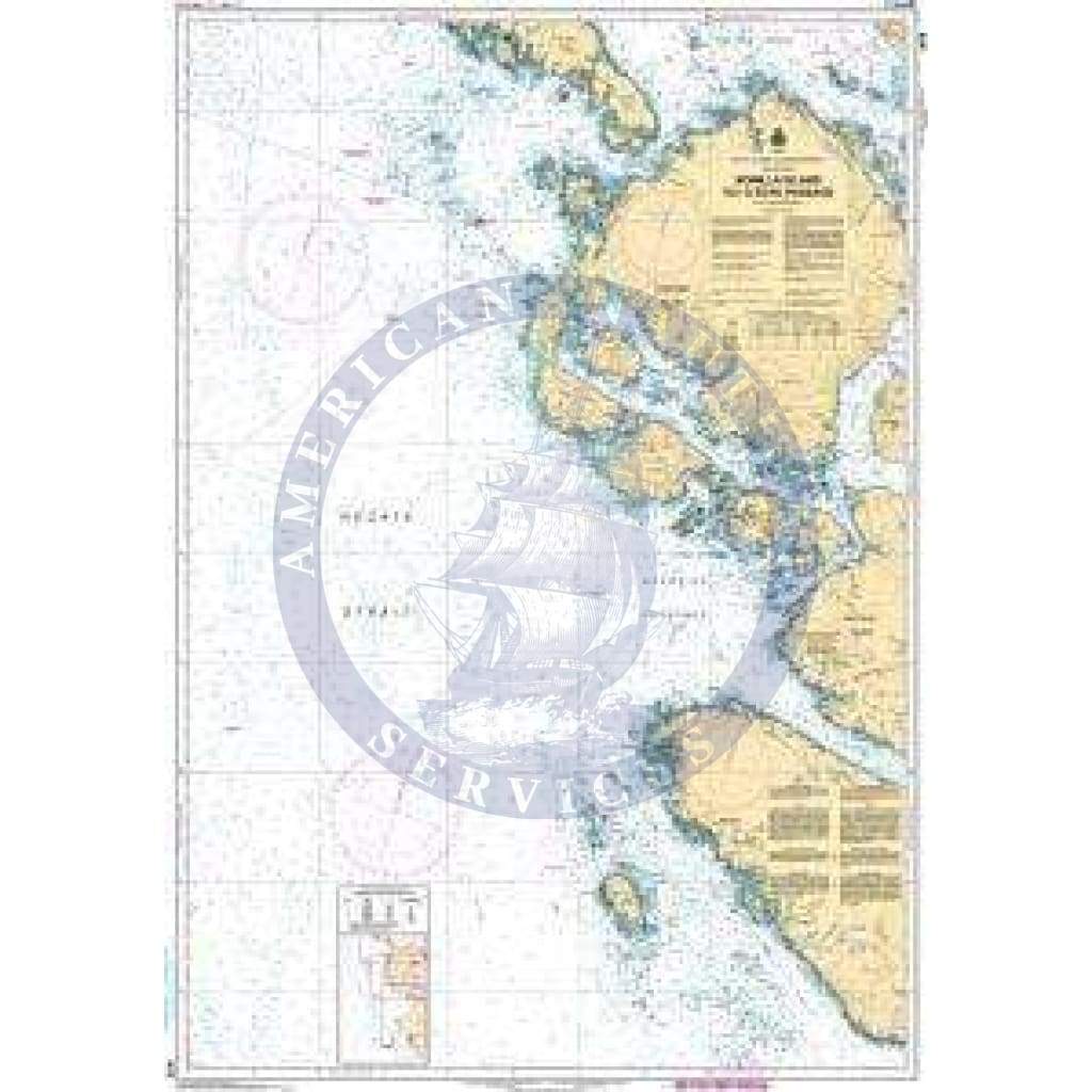 CHS Nautical Chart 3978: Bonilla Island to/à Edye Passage