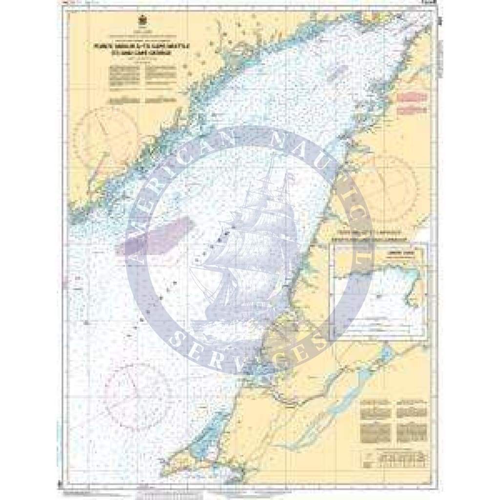 CHS Nautical Chart 4021: Pointe Amour à/to Cape Whittle et/and Cape George