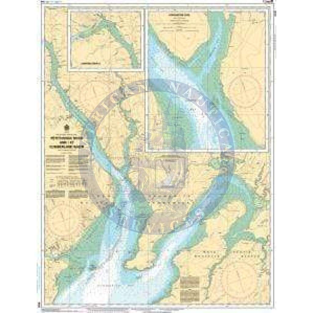 CHS Nautical Chart 4130: Petitcodiac River and/et Cumberland Basin