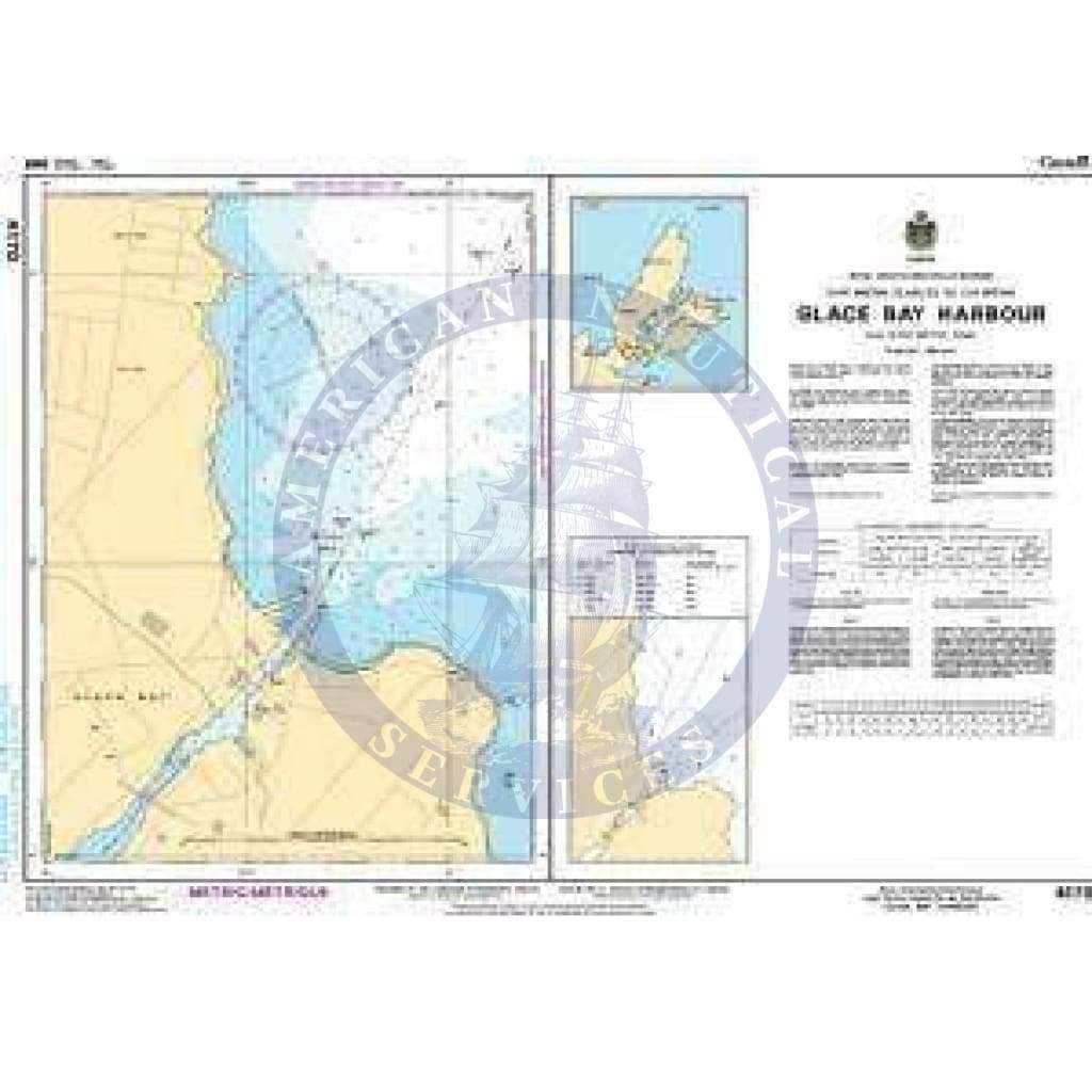 CHS Nautical Chart 4170: Glace Bay Harbour