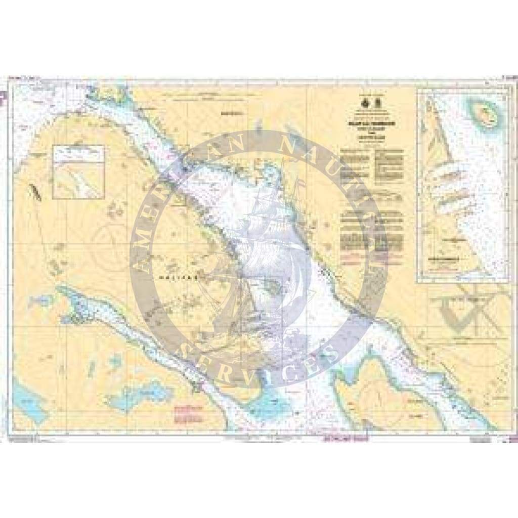 CHS Nautical Chart 4202: Halifax Harbour - Point Pleasant to/à Bedford Basin