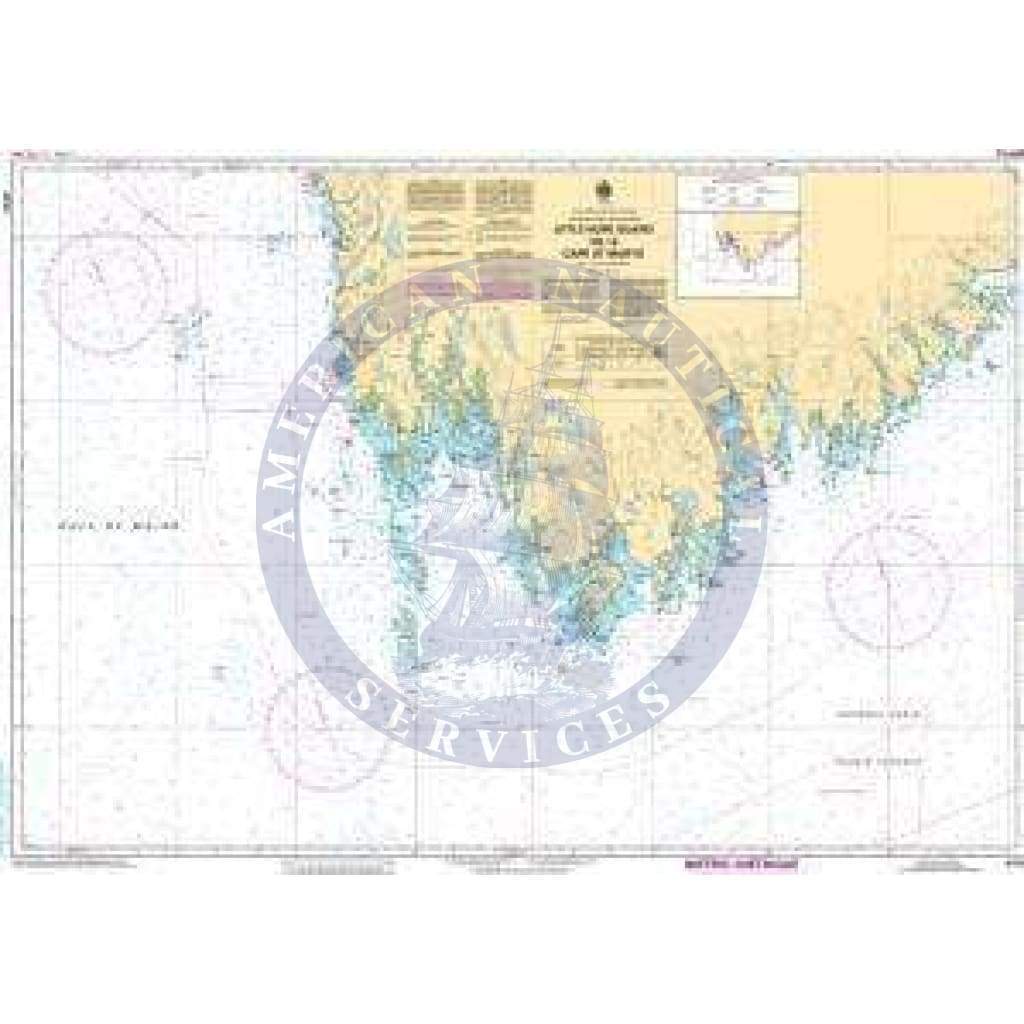 CHS Nautical Chart 4230: Little Hope Island to/à Cape St Marys