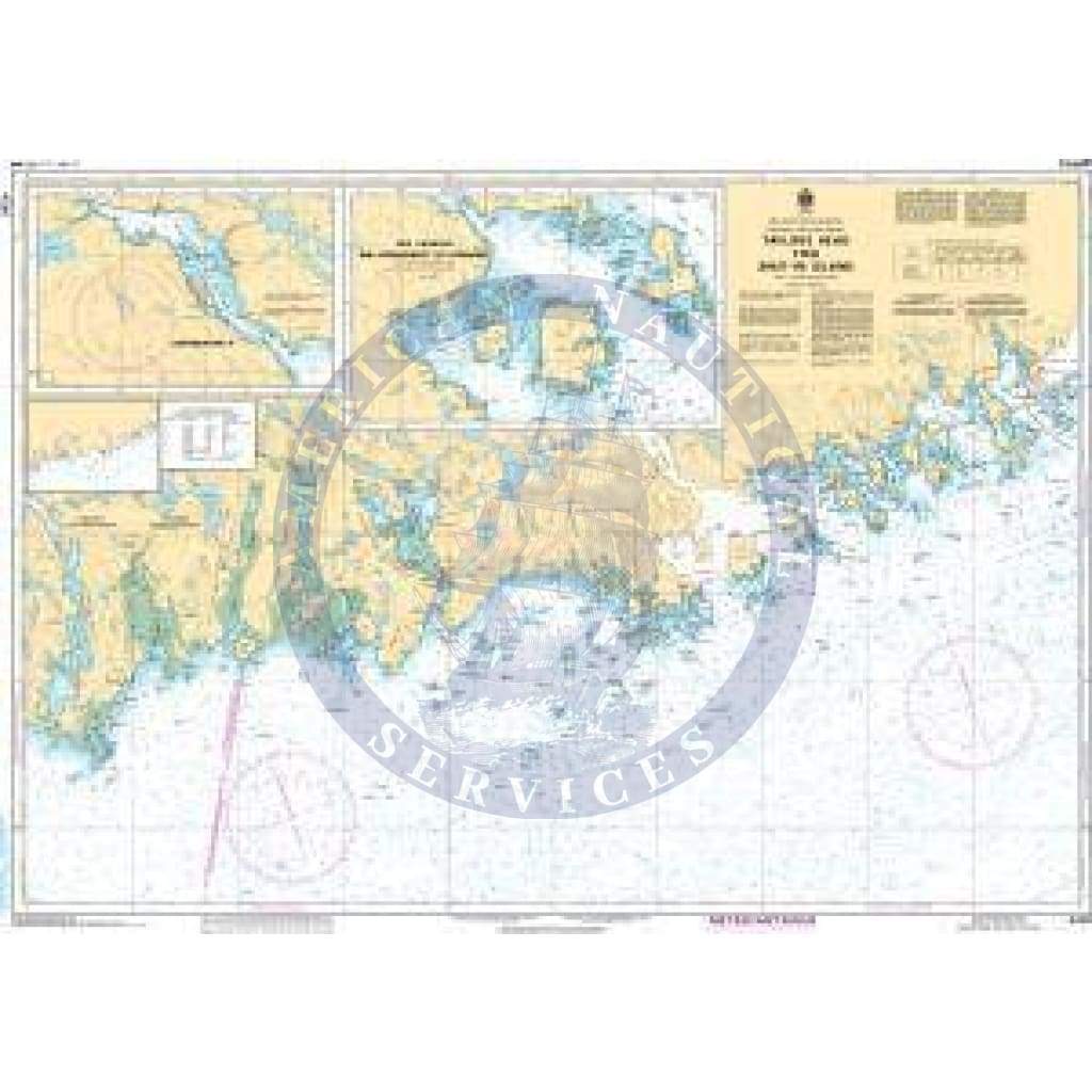 CHS Nautical Chart 4236: Taylors Head to/à Shut-in Island