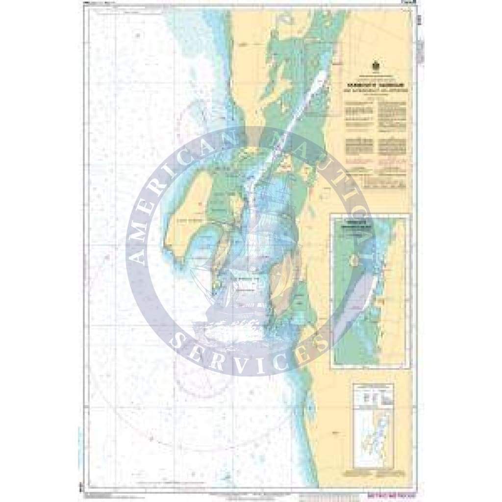 CHS Nautical Chart 4245: Yarmouth Harbour and Approaches/et les approches