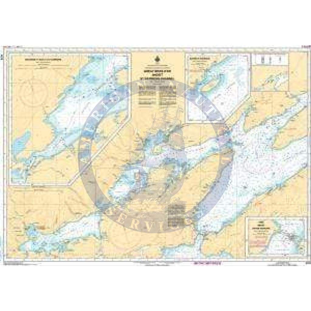 CHS Nautical Chart 4278: Great Bras DOr and/et St. Patricks Channel