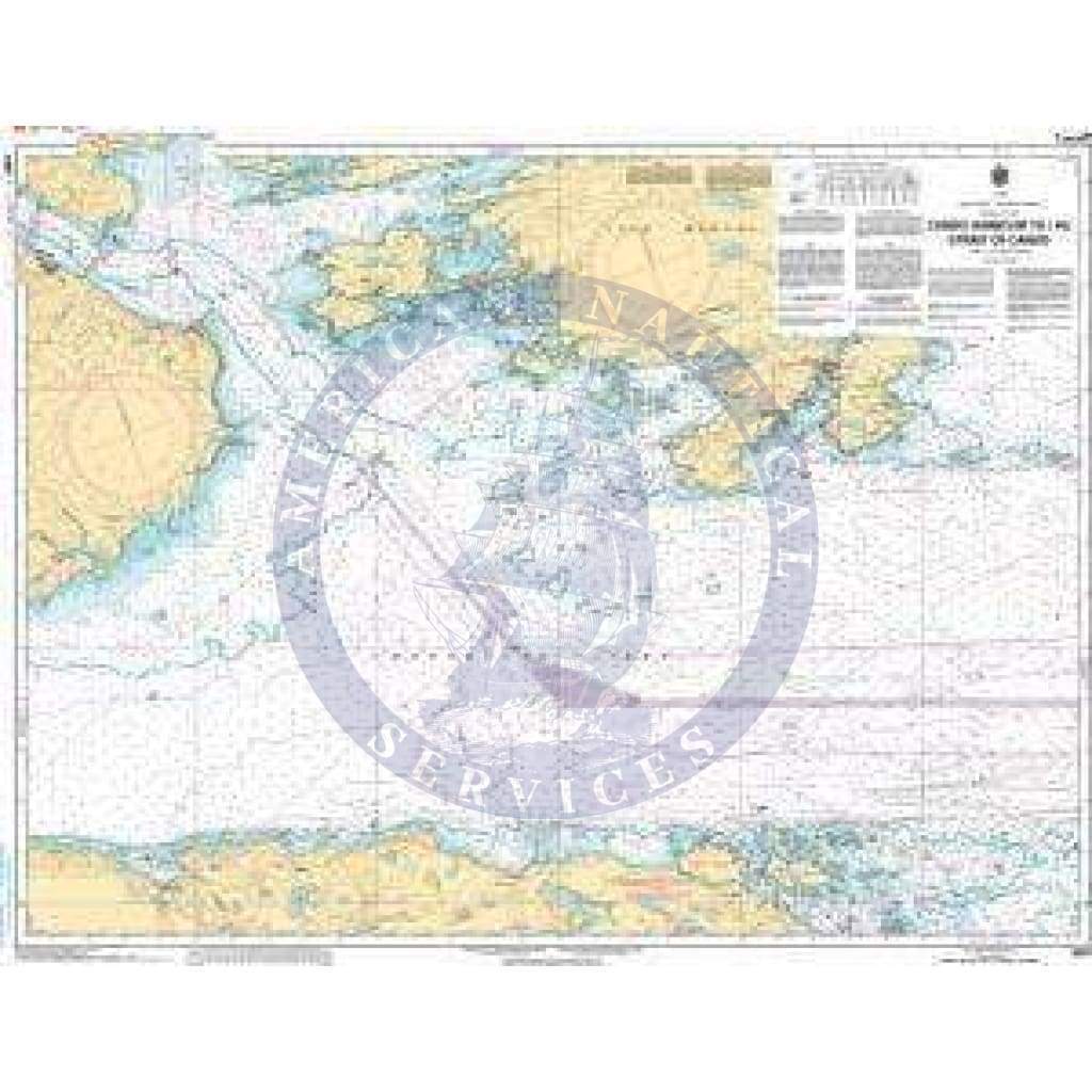 CHS Nautical Chart 4307: Canso Harbour to/au Strait of Canso