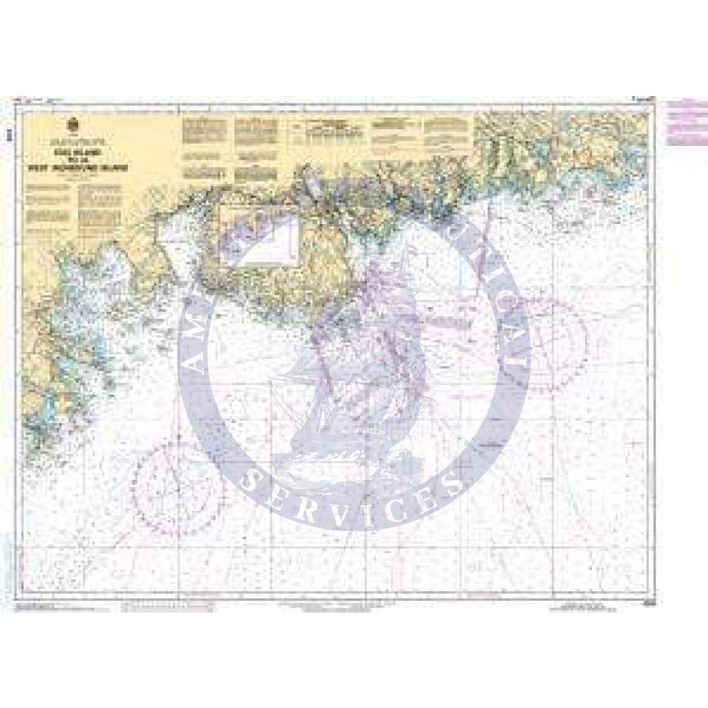CHS Nautical Chart 4320: Egg Island to/à West ironbound Island