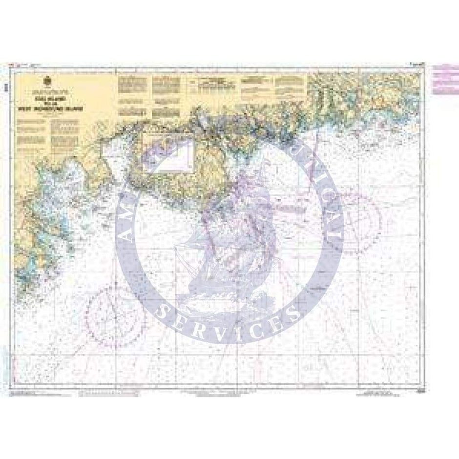 CHS Nautical Chart 4320: Egg Island to/à West ironbound Island - Amnautical