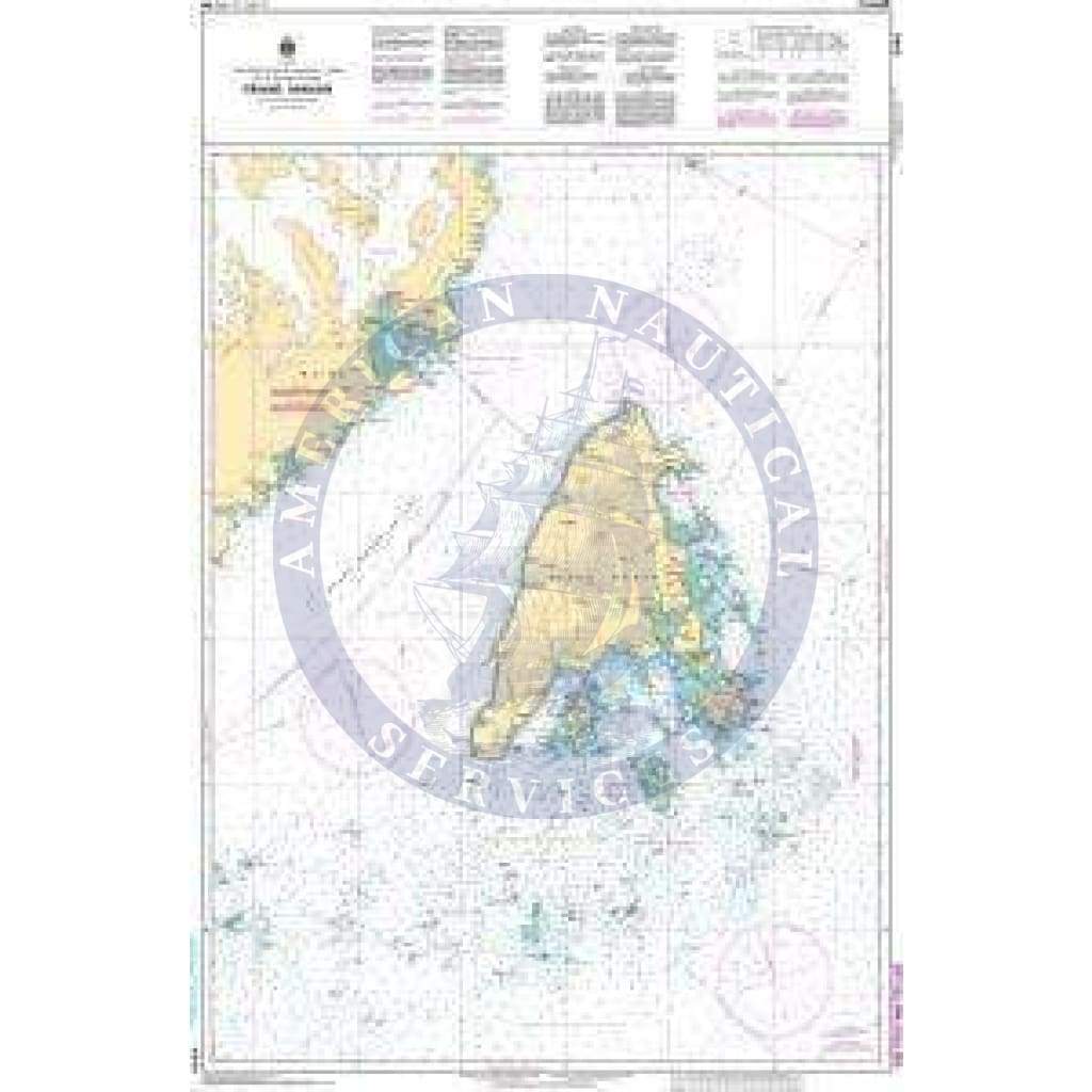 CHS Nautical Chart 4340: Grand Manan
