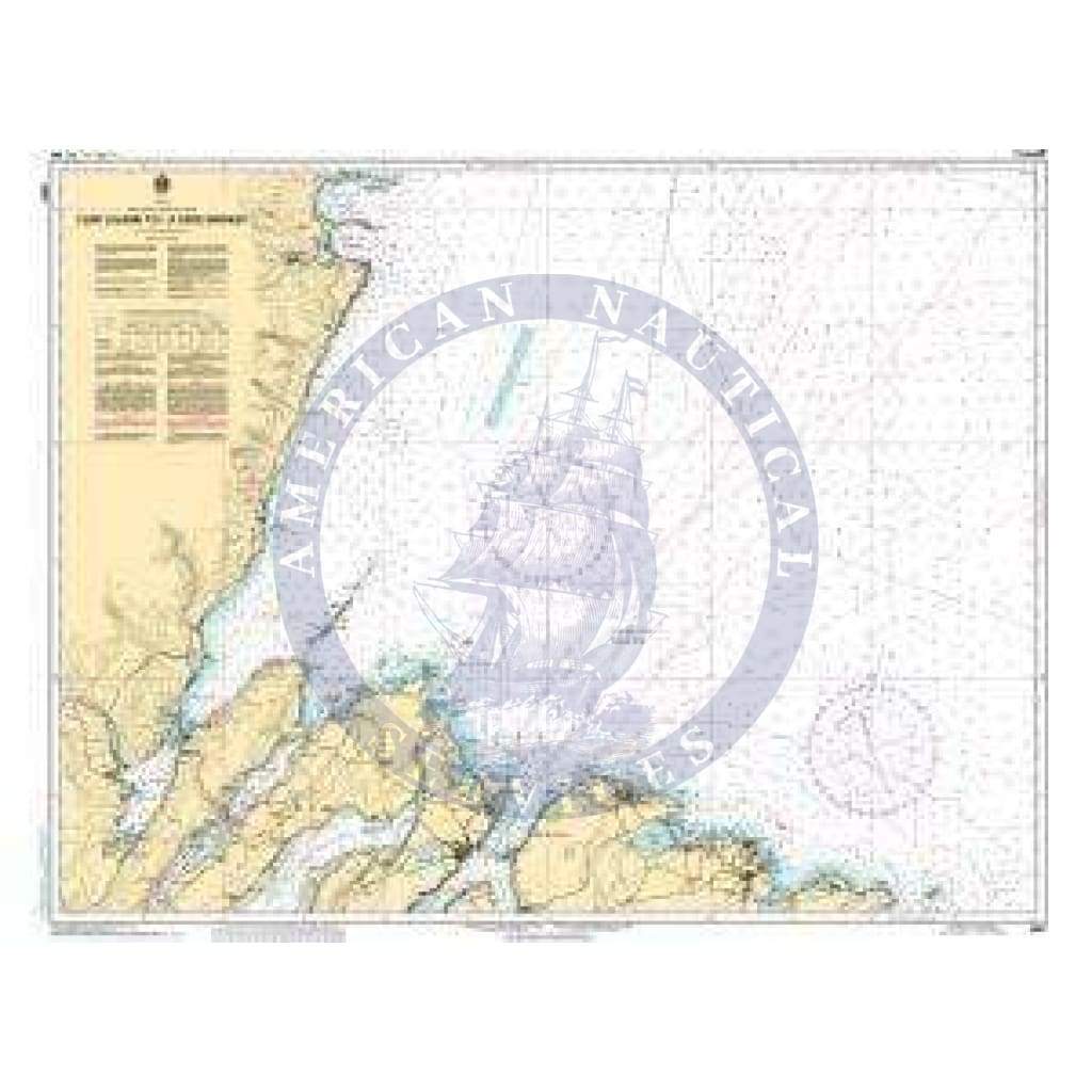CHS Nautical Chart 4367: Flint Island to/à Cape Smokey