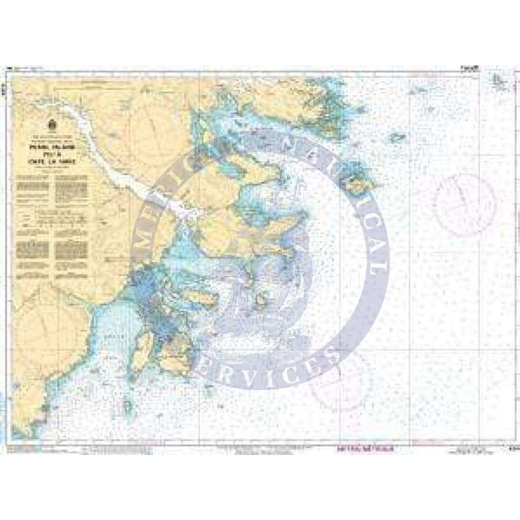 CHS Nautical Chart 4384: Pearl Island to/à Cape La Have