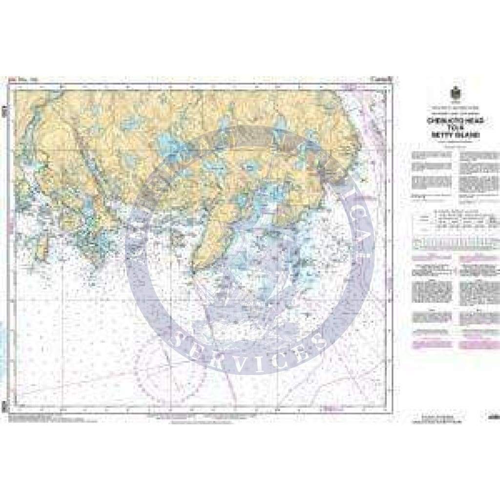CHS Nautical Chart 4385: Chebucto Head to/à Betty Island