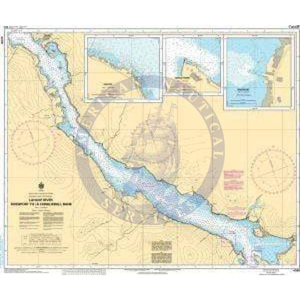 CHS Nautical Chart 4395: LaHave River - Riverport to/à Conquerall Bank