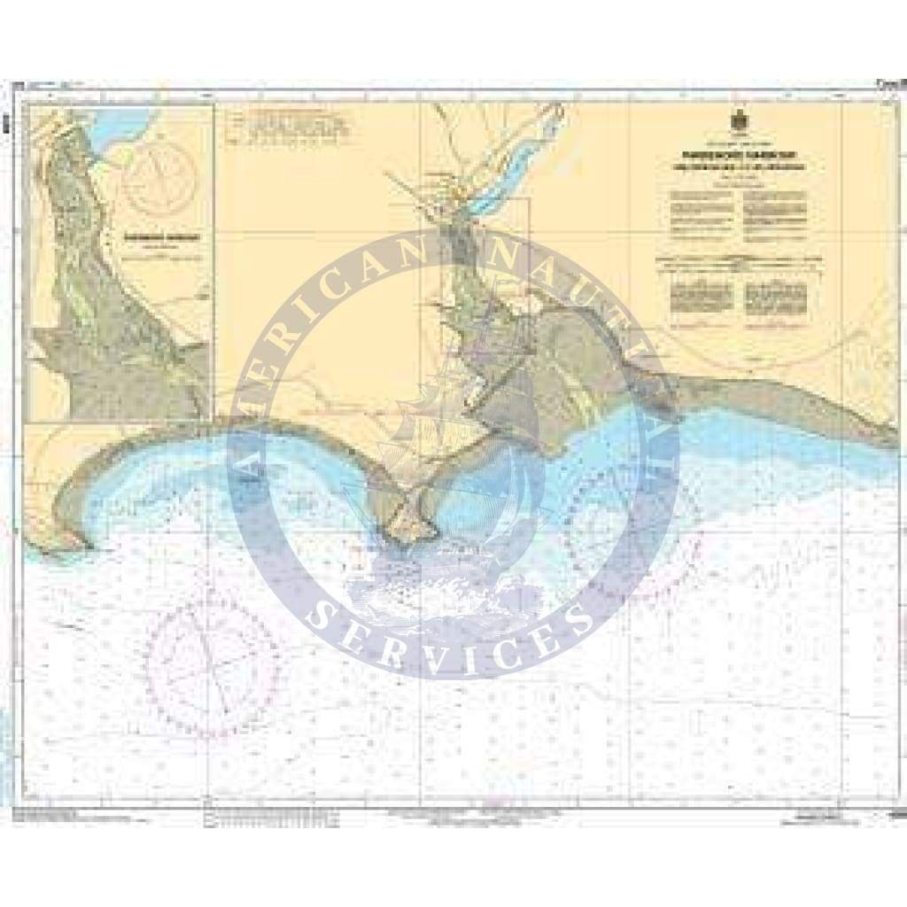 CHS Nautical Chart 4399: Parrsboro Harbour and Approaches/et les approches