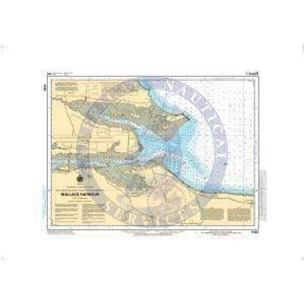 CHS Nautical Chart 4402: Wallace Harbour
