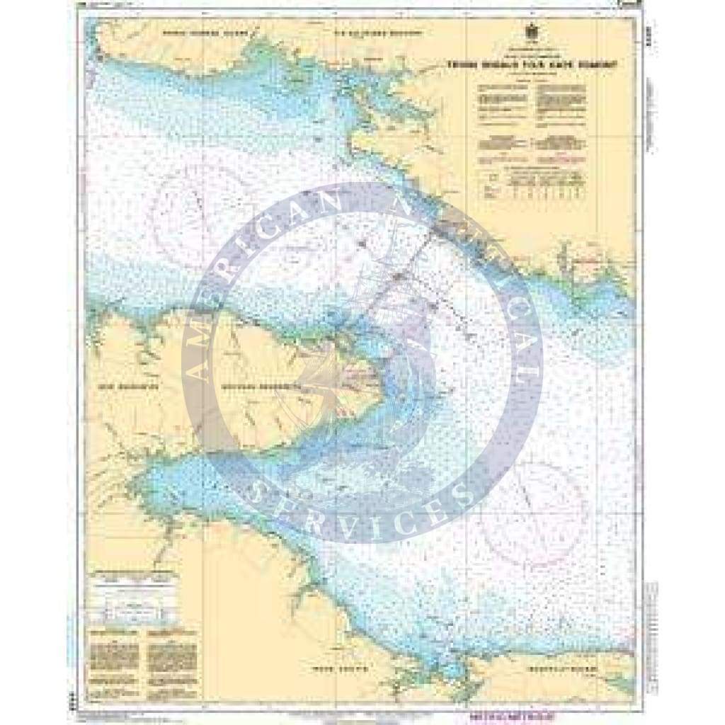 CHS Nautical Chart 4406: Tryon Shoals to/à Cape Egmont