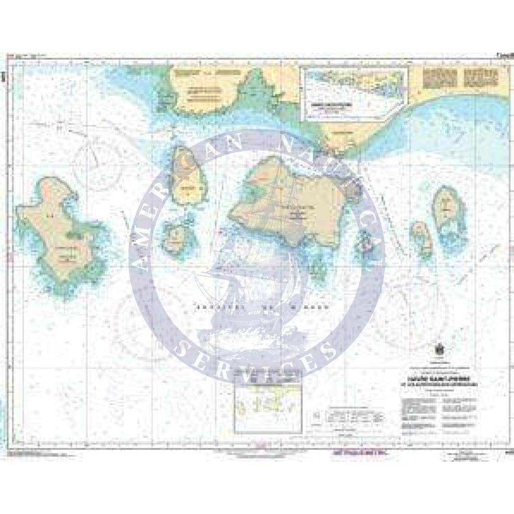 CHS Nautical Chart 4429: Havre Saint-Pierre et les approches/and Approaches