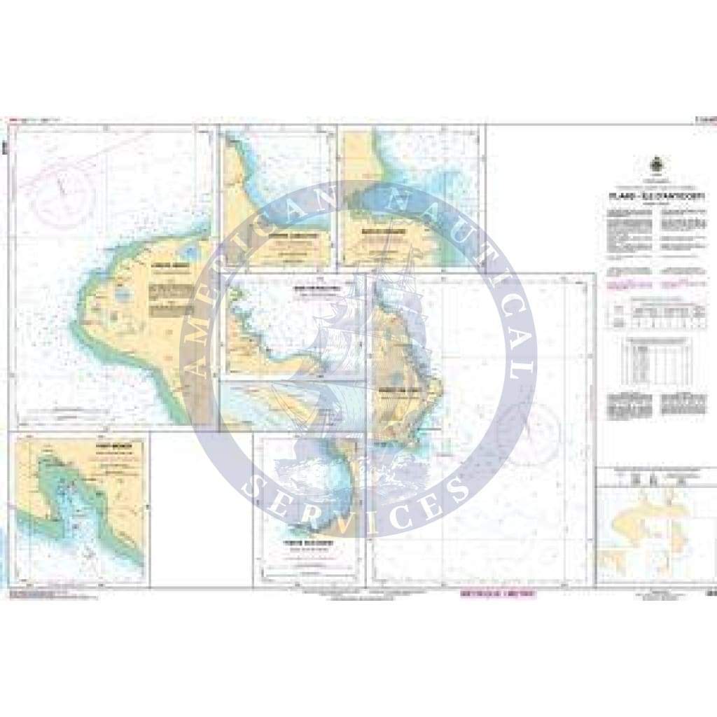 CHS Nautical Chart 4430: Plans - Île DAnticosti