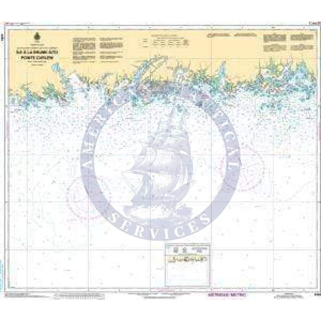 CHS Nautical Chart 4453: Île à la Brume à/to Pointe Curlew