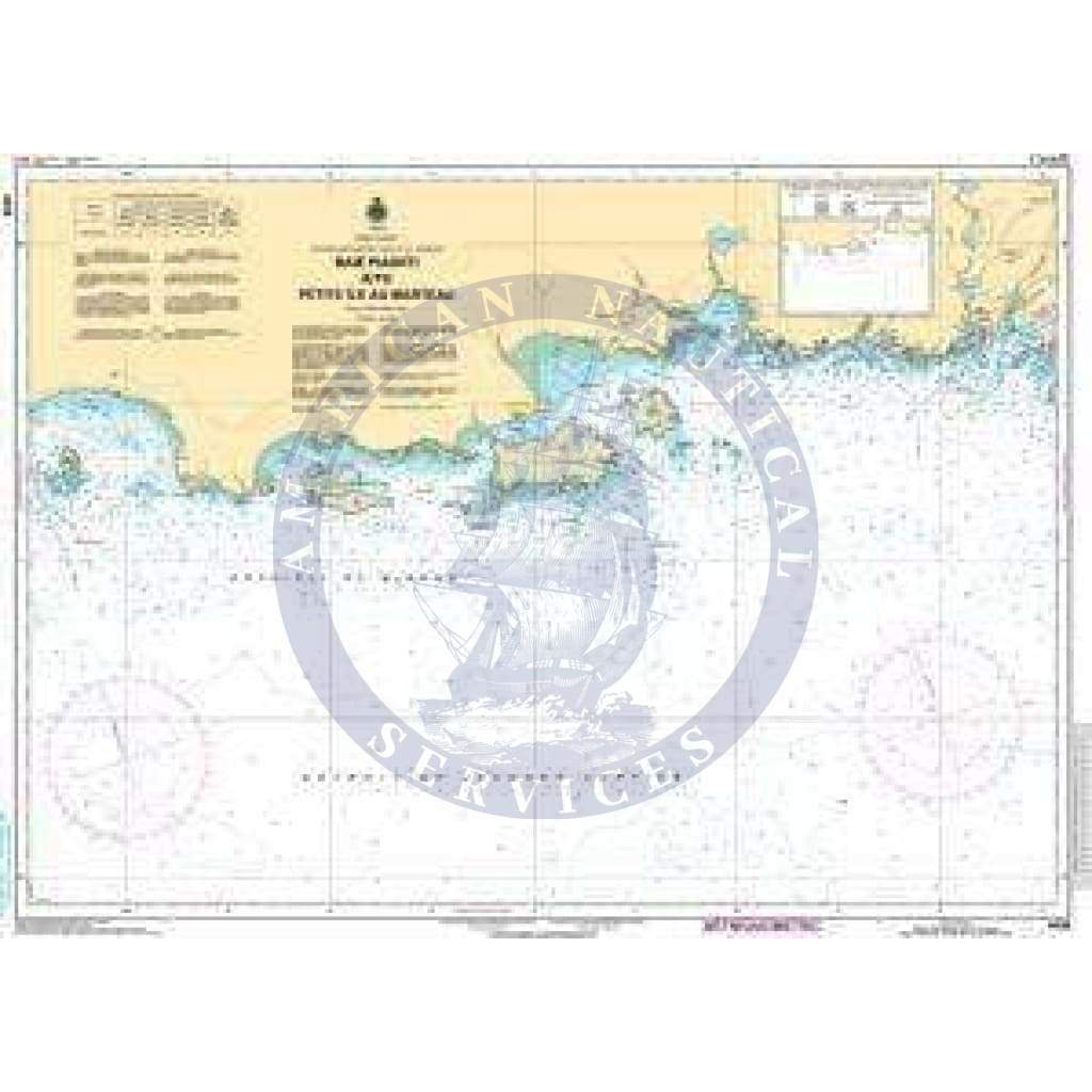 CHS Nautical Chart 4456: Baie Piashti à/to Petite Île au Marteau