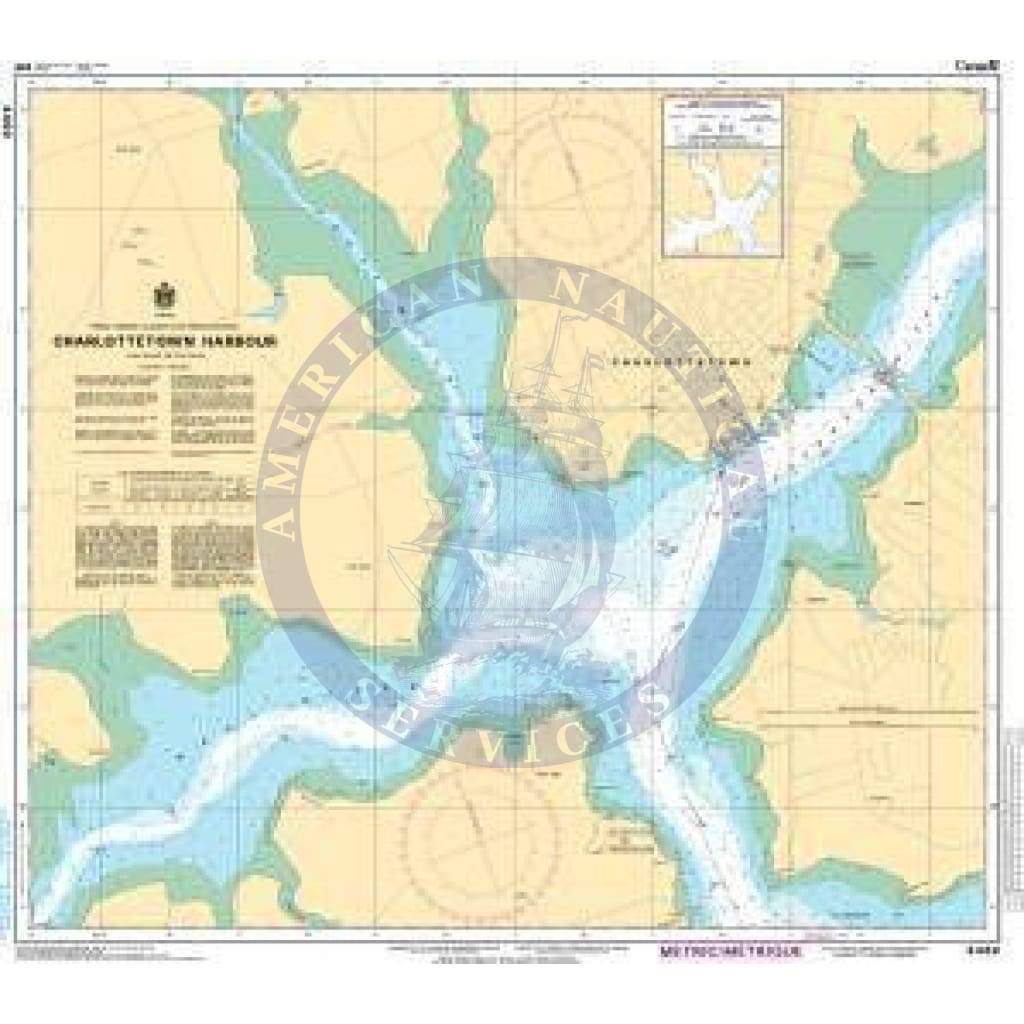 CHS Nautical Chart 4460: Charlottetown Harbour