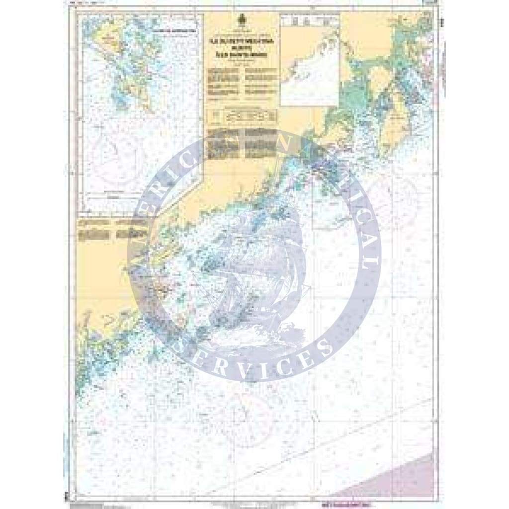 CHS Nautical Chart 4468: Île du Petit Mécatina aux/to Îles Sainte-Marie