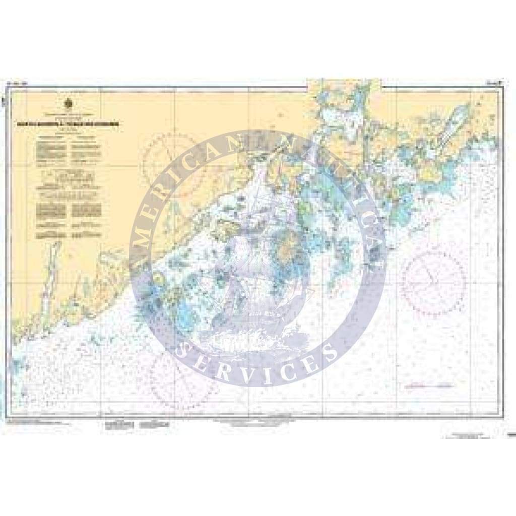 CHS Nautical Chart 4471: Baie au Saumon à/to Baie des Homards