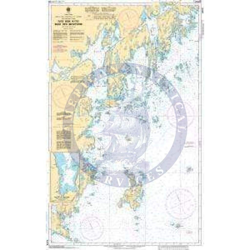 CHS Nautical Chart 4474: Îles Bun à/to Baie des Moutons