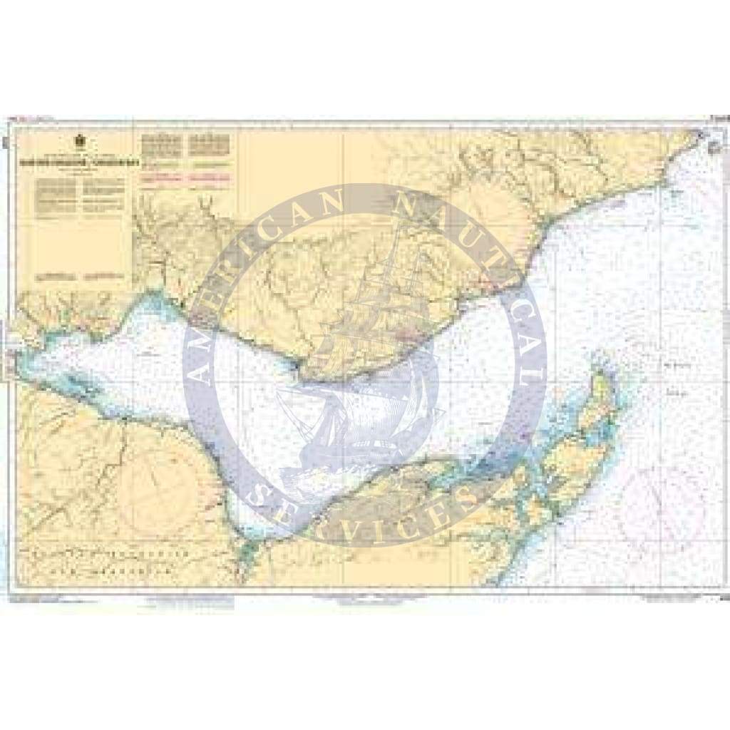 CHS Nautical Chart 4486: Baie des Chaleurs/Chaleur Bay