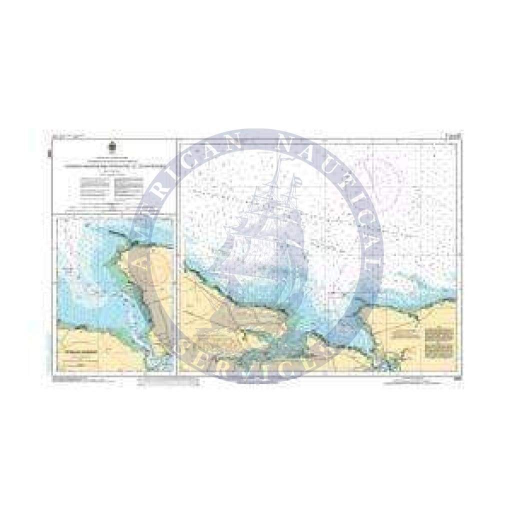 CHS Nautical Chart 4498: Pugwash Harbour and approaches/et les approches