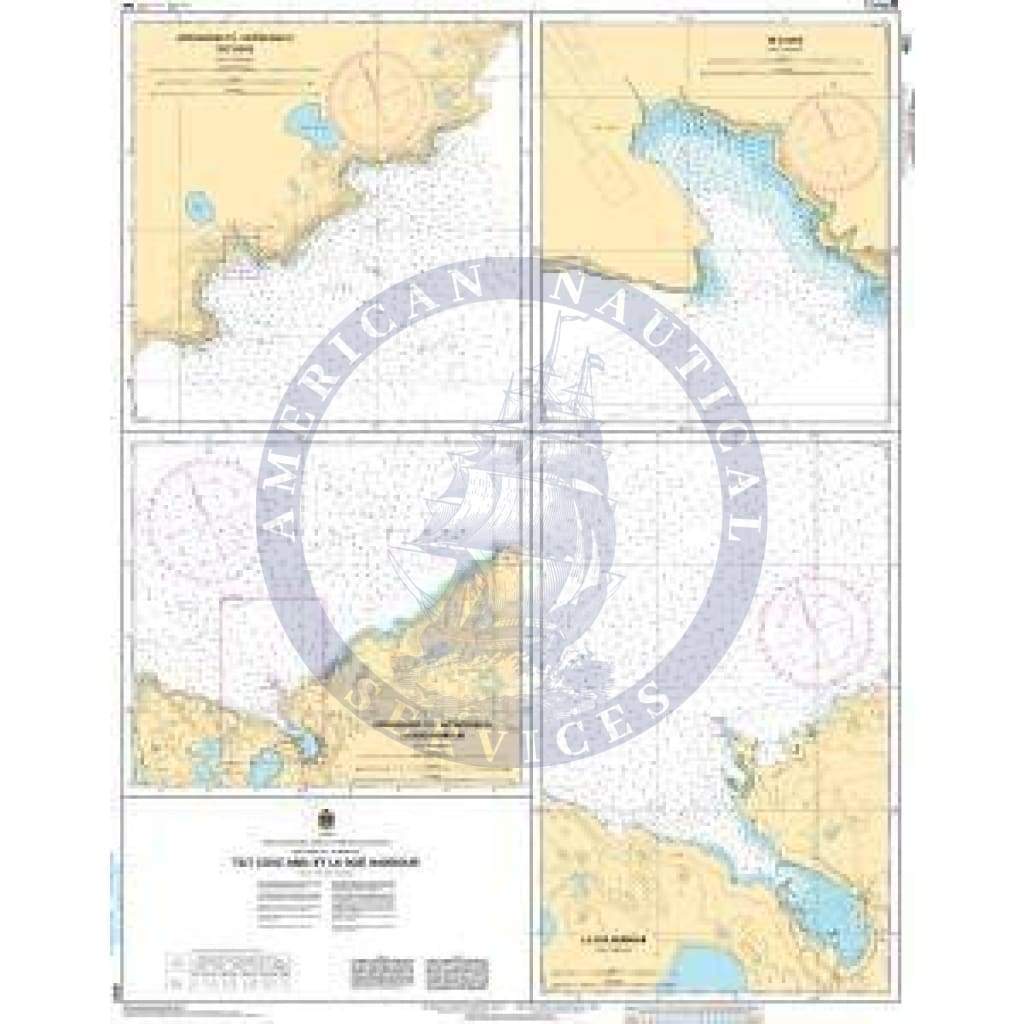 CHS Nautical Chart 4522: Tilt Cove and/et La Scie Harbour