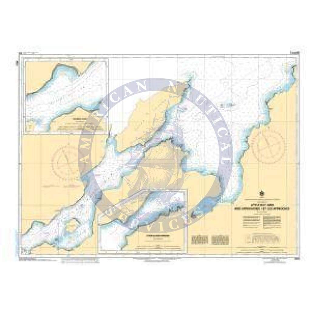 CHS Nautical Chart 4523: Little Bay Arm and Approaches / et les approches