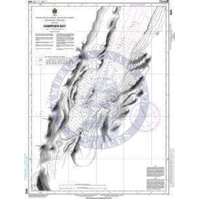 CHS Nautical Chart 4542: Hampden Bay