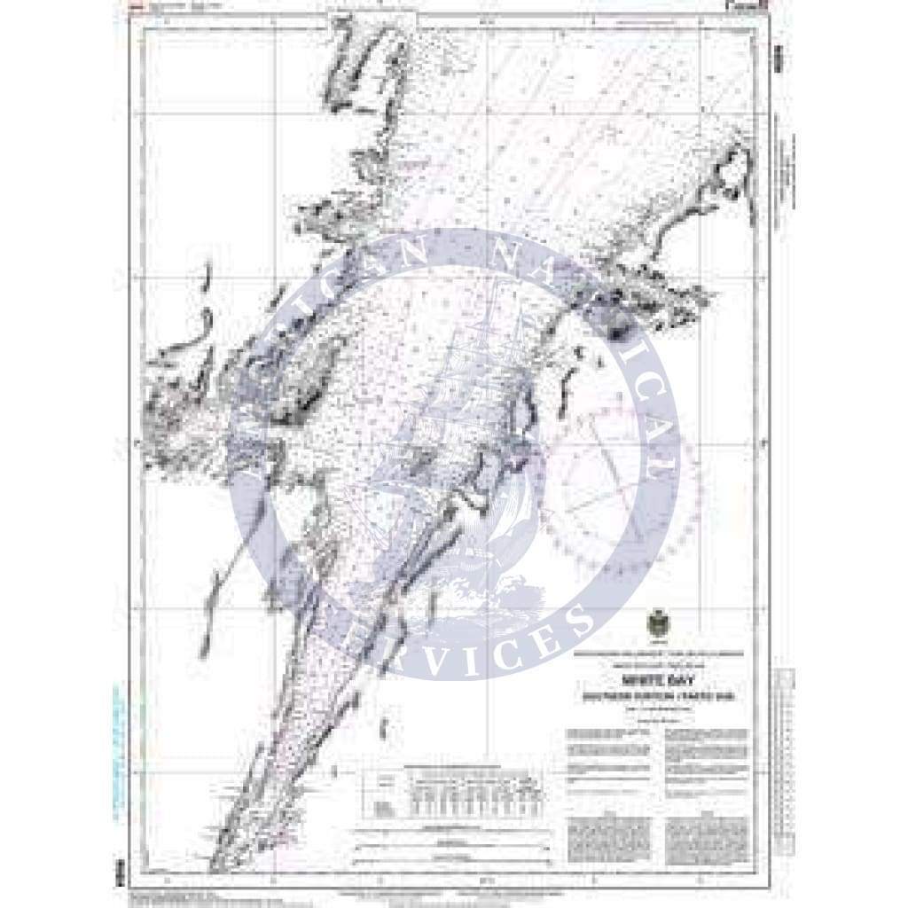 CHS Nautical Chart 4584: White Bay: Southern Part / Partie Sud