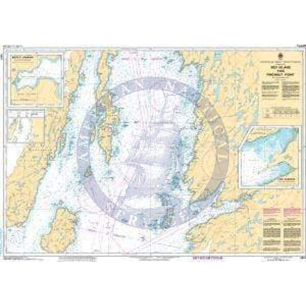 CHS Nautical Chart 4617: Red Island to/à Pinchgut Point