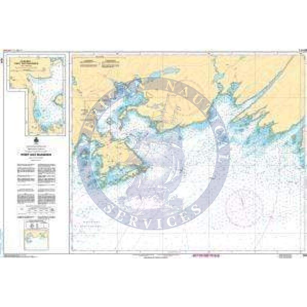 CHS Nautical Chart 4641: Port aux Basques and Approaches/et les Approches