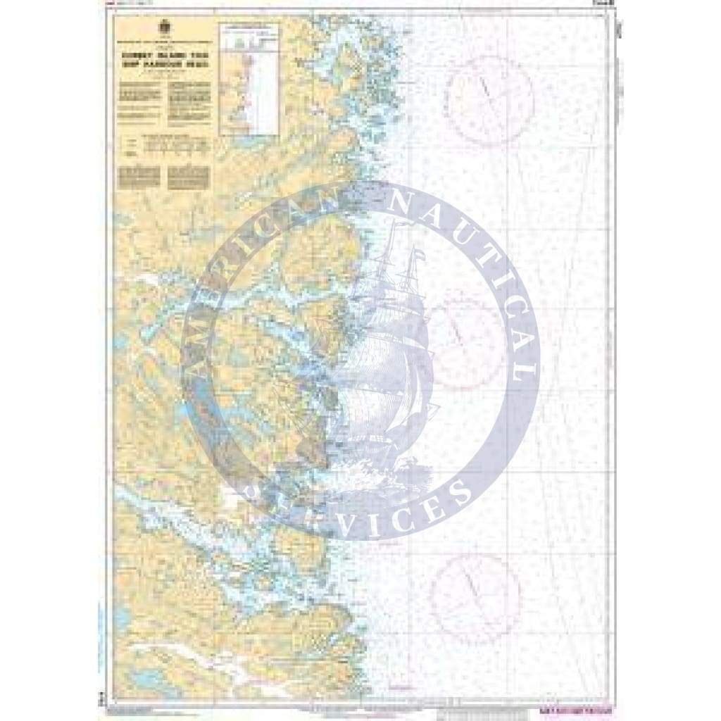 CHS Nautical Chart 4702: Corbett Island to/à Ship Harbour Head