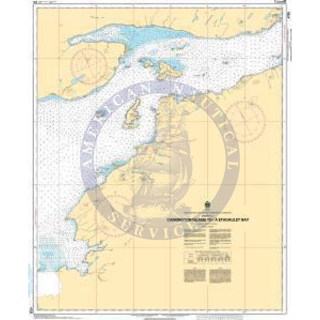 CHS Nautical Chart 4725: Carrington Island to/à Etagaulet Bay