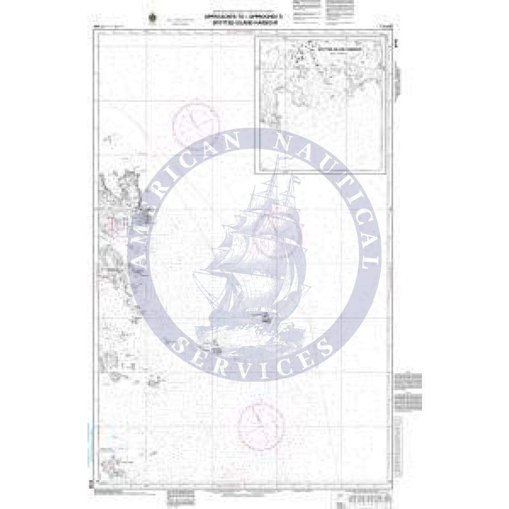 CHS Nautical Chart 4744: Approaches to/approches à Spotted Island Harbour