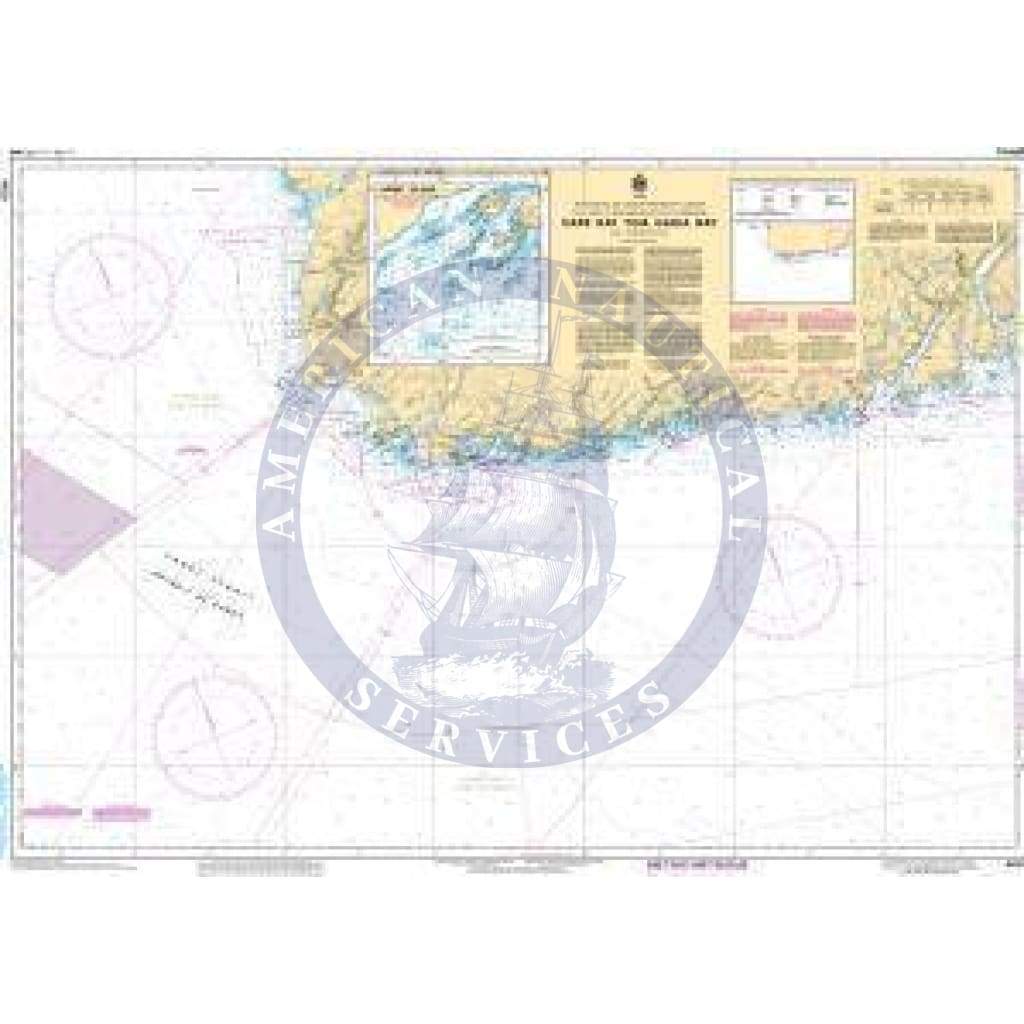 CHS Nautical Chart 4823: Cape Ray to/à Garia Bay
