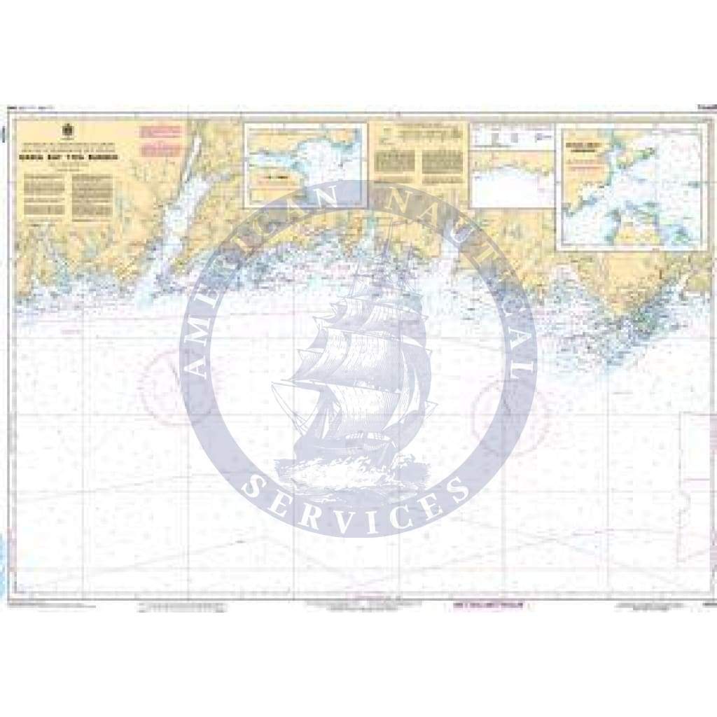 CHS Nautical Chart 4824: Garia Bay to/à Burgeo
