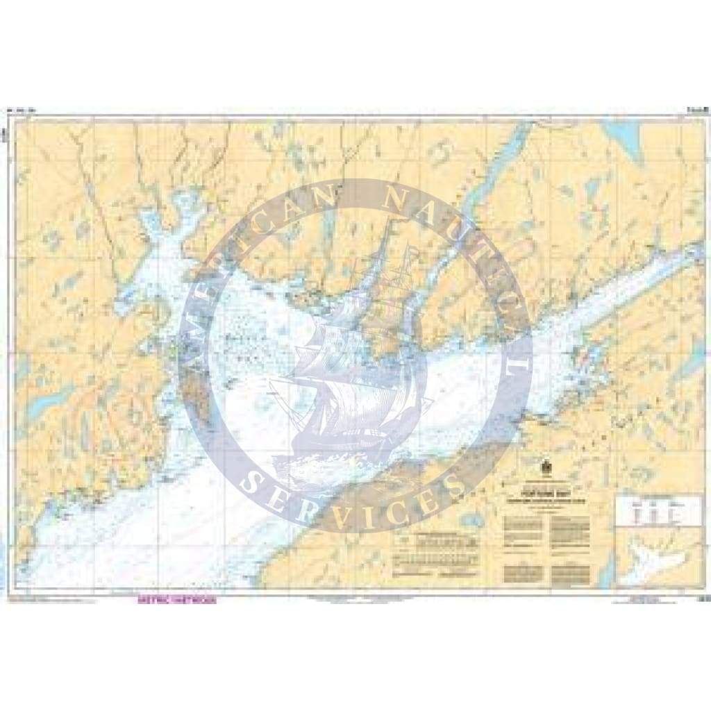 CHS Nautical Chart 4831: Fortune Bay: Northern Portion/Partie Nord