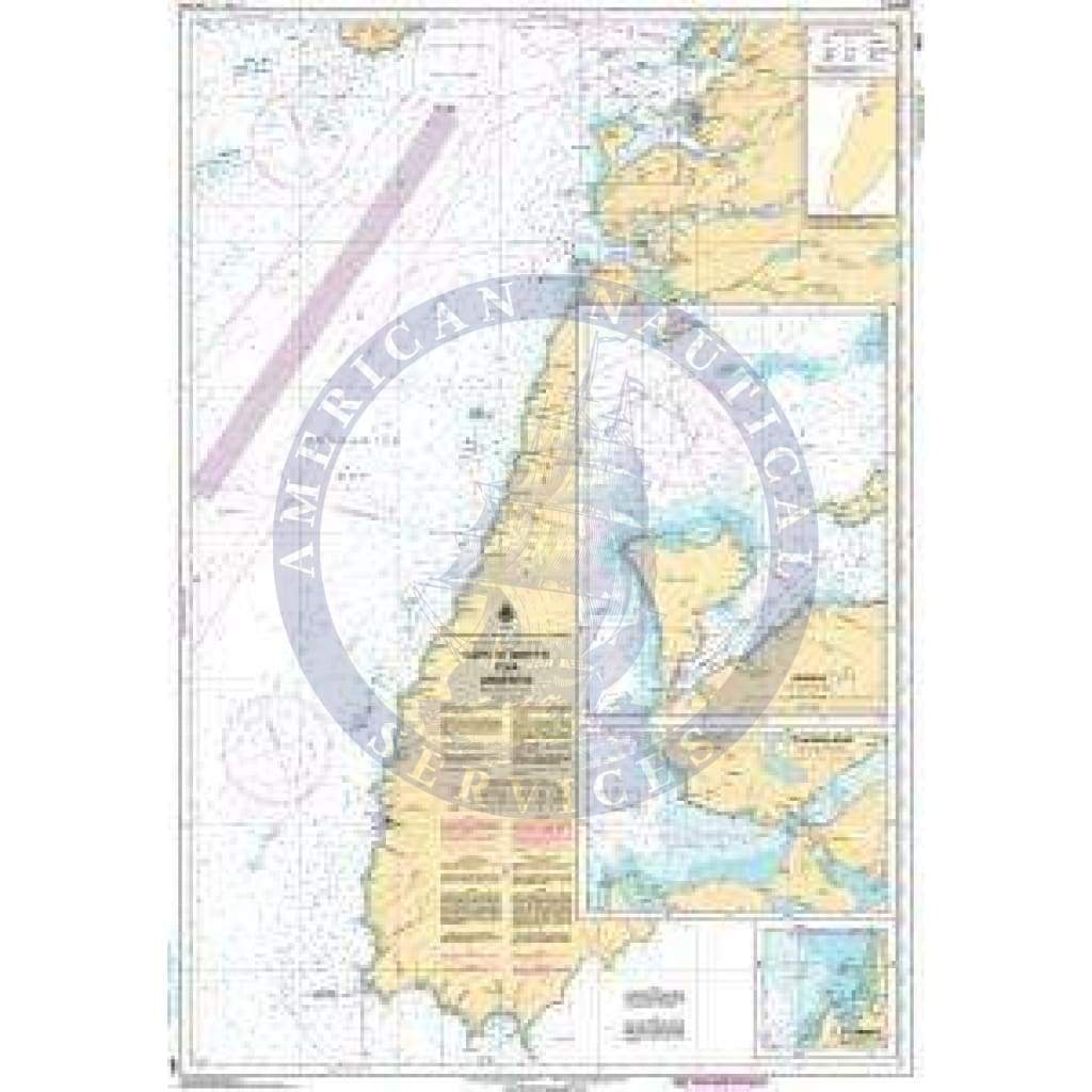 CHS Nautical Chart 4841: Cape St Marys to/à Argentia